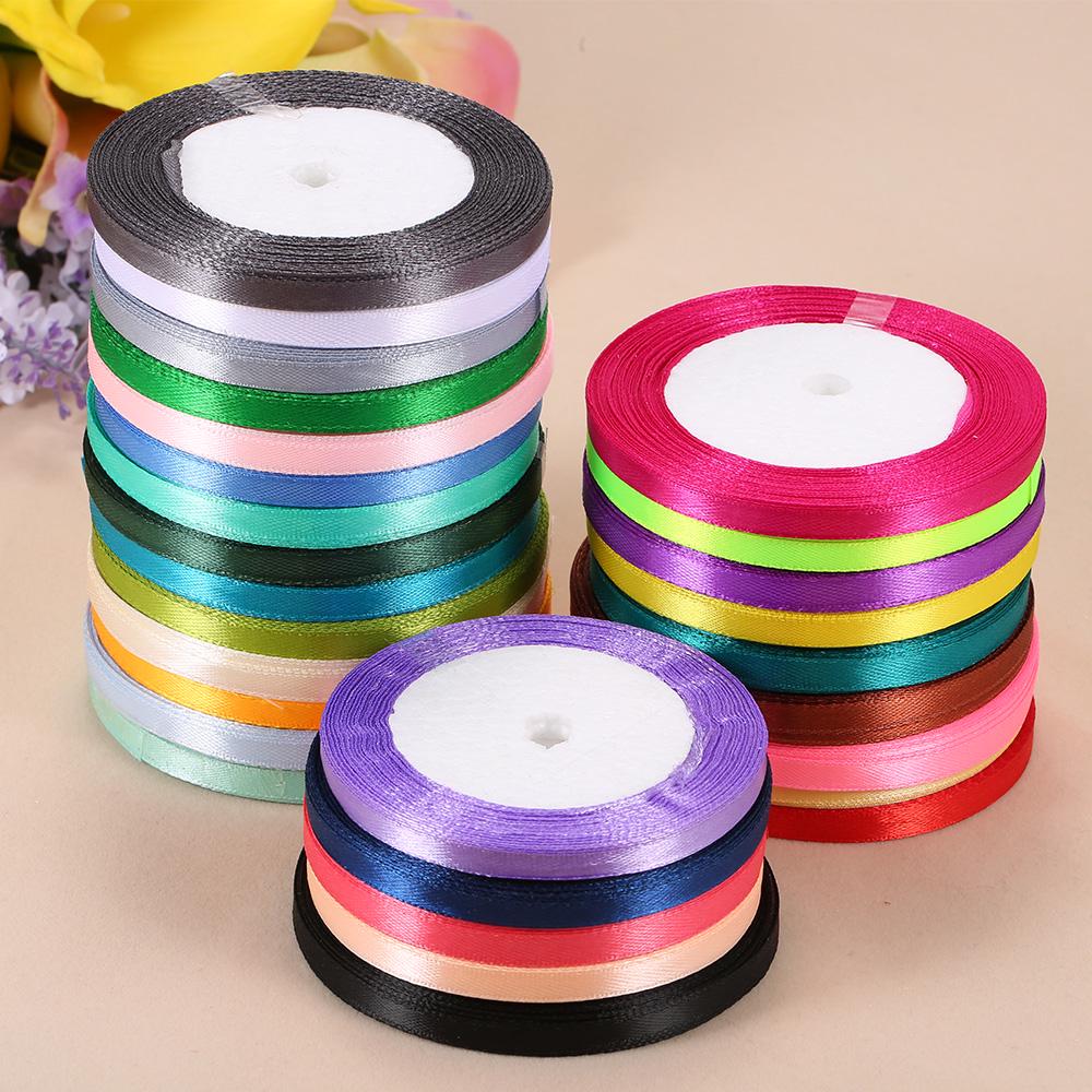 Cuộn Dây Ruy Băng Vải Satin 60Mm Dùng Trang Trí Giáng Sinh