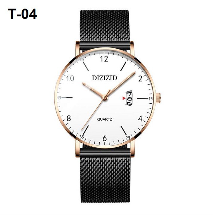 Đồng hồ thời trang nam DIZIZID 8012 dây mành cao cấp
