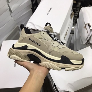 Giầy thể thao sneaker trips xám đen nam nữ