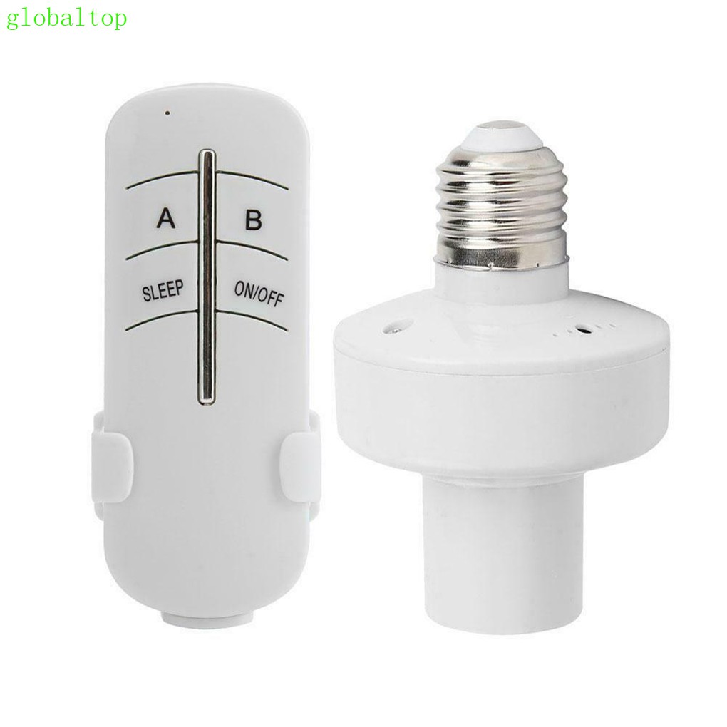 Đuôi Bóng Đèn E27 Không Dây 220v Kèm Điều Khiển Từ Xa