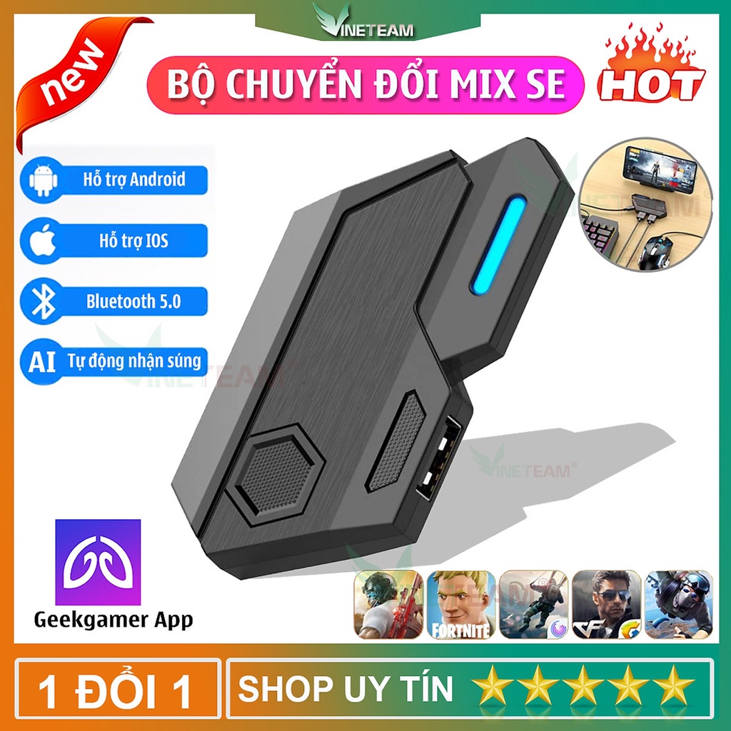 Bộ chuyển đổi bàn phím chuột Gamwing MIX SE chuyên chơi PUBG Mobile/Free Fire -dc4632