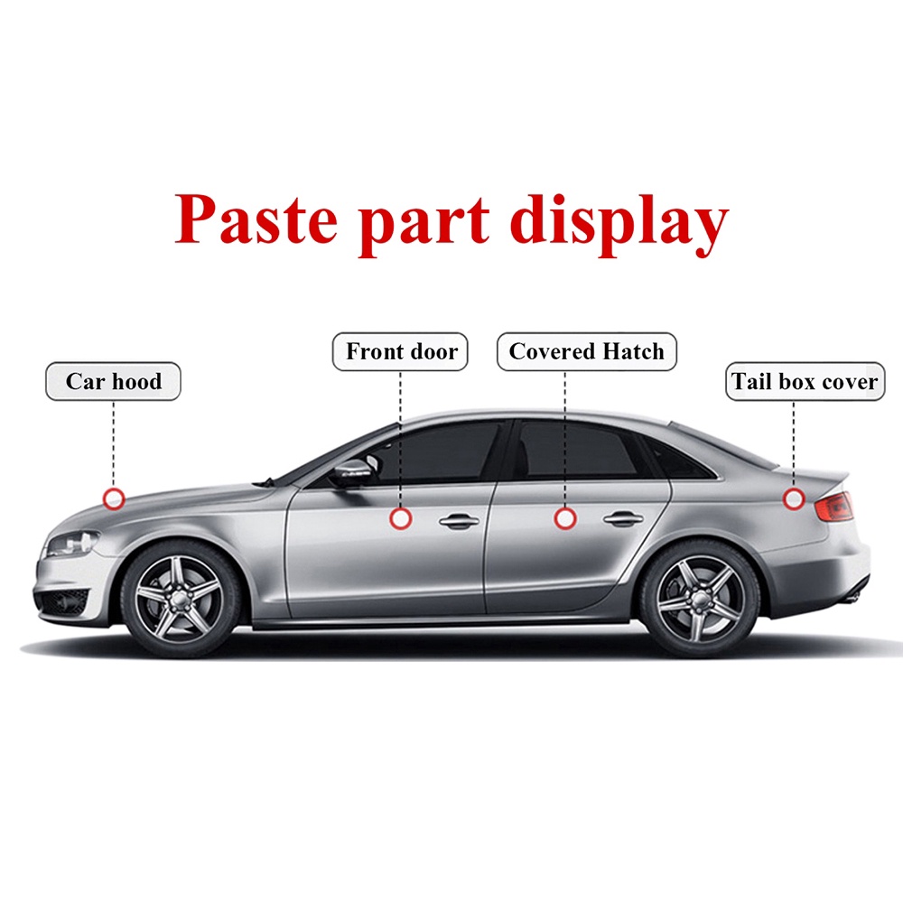 Cuộn Dây Dán Bảo Vệ Chống Trầy / Va Chạm Cho Cửa Xe Hơi Dài 10M