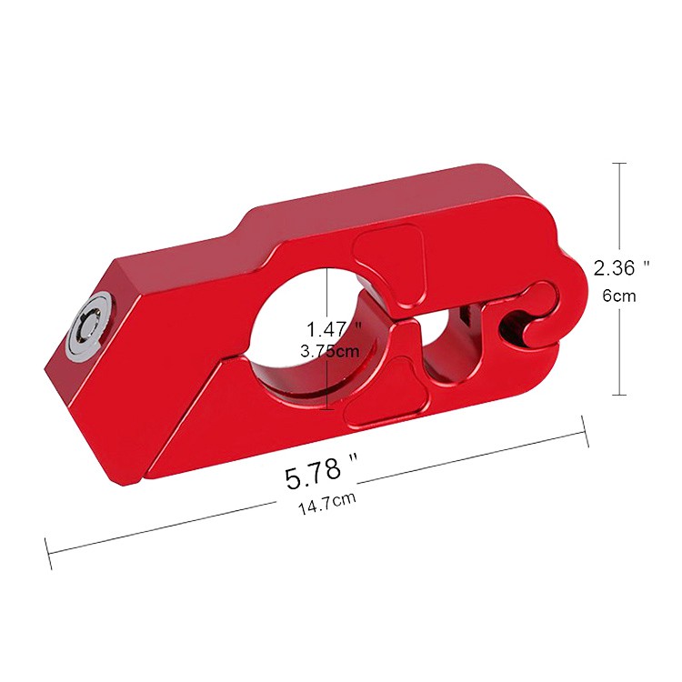 Khóa tay thắng xe máy chống trộm, khóa phanh tay ga mẫu mới 2020 (kèm ảnh thật)