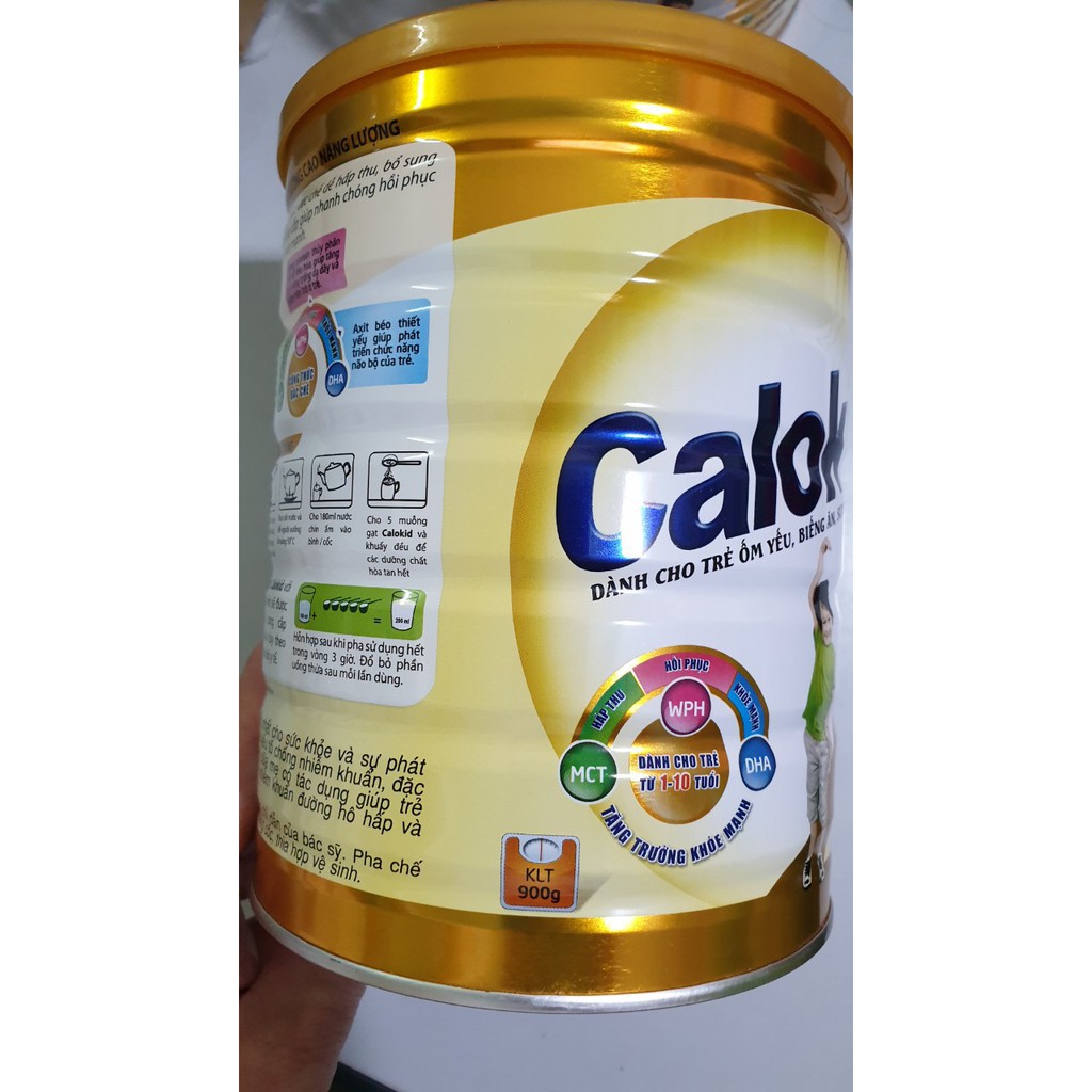 sữa bột Calokid cho trẻ biếng ăn 900g datet62021