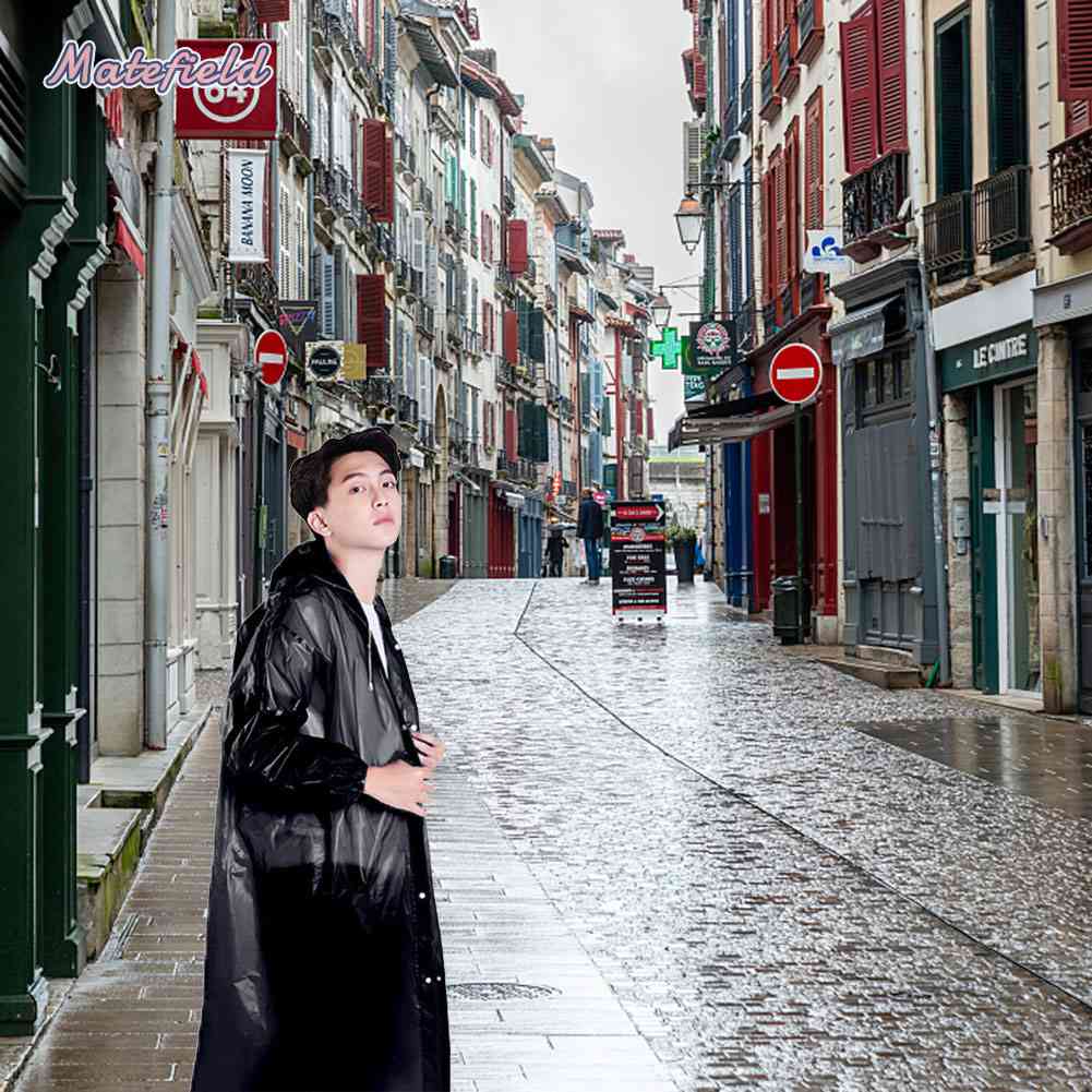 Áo Mưa Dáng Dài Có Mũ Trùm Tiện Dụng Khi Đi Câu Cá / Leo Núi