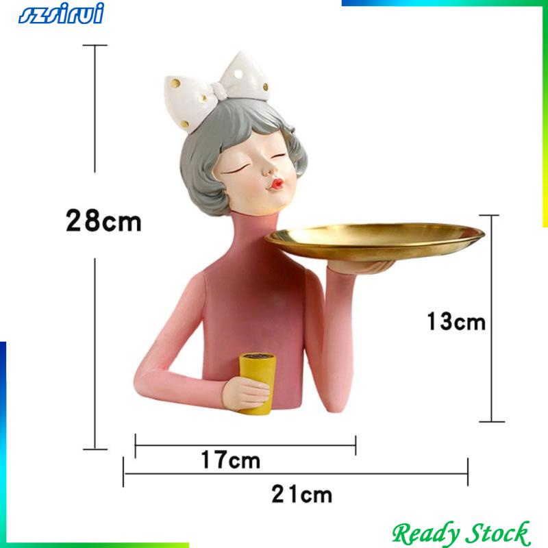 Khay đựng chìa khóa hình cô gái dễ thương