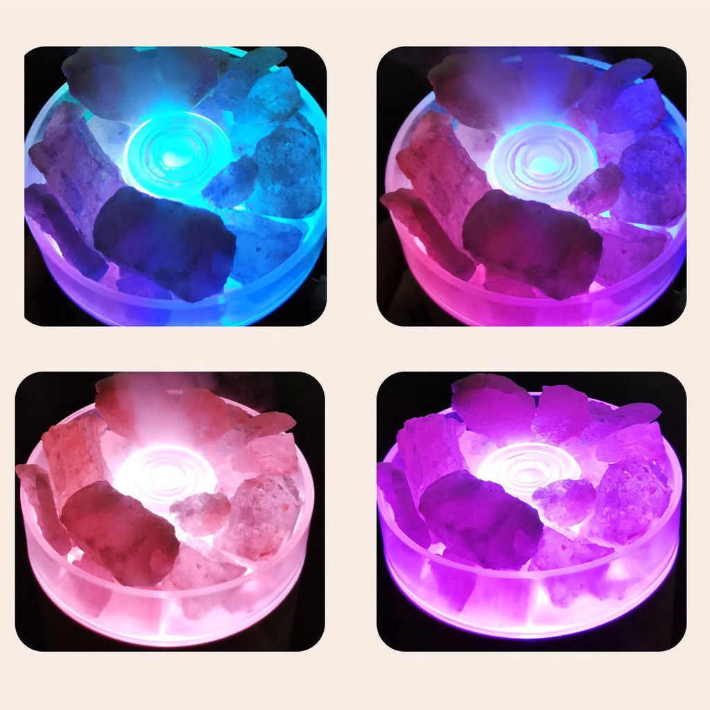 Máy Tạo Độ Ẩm Không Khí Tinh Dầu Thơm 260mL Có Đèn Tạo Không Khí