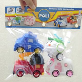 Đồ chơi 4 Robocar poli (túi nhựa)