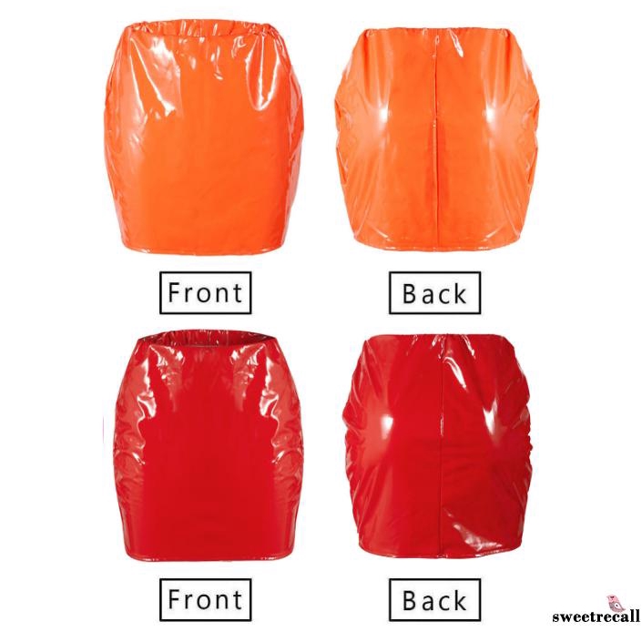 Chân váy da bóng bó sát gợi cảm nữ tính