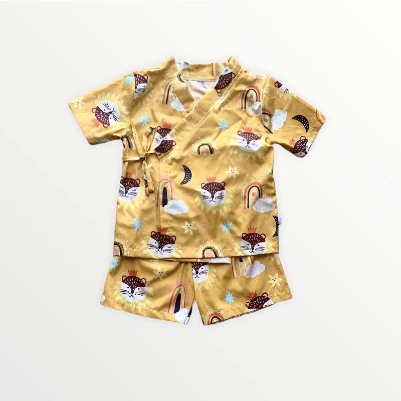 Yukata bộ cho bé  chất thô lụa Hàn