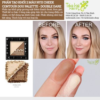 Phấn Tạo Khối, Má Hồng NYX Cheek Contour - CHCD02 Double Date