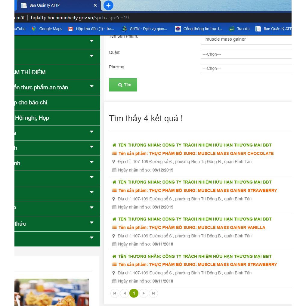 Tăng Cân 2Kg Muscle Mass Gainer Chính Hãng BBT