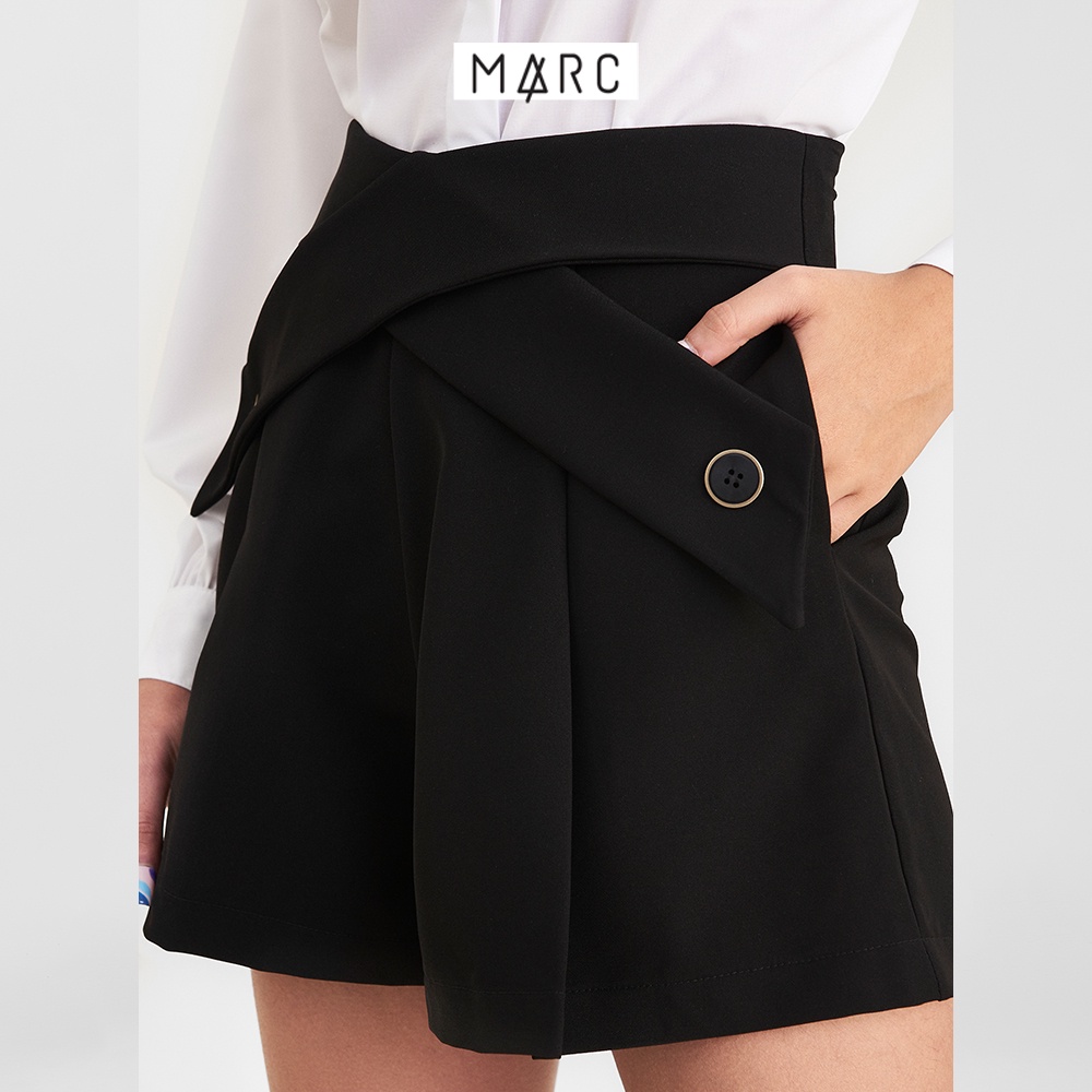 Quần short nữ MARC FASHION đai chéo đính nút kiểu
