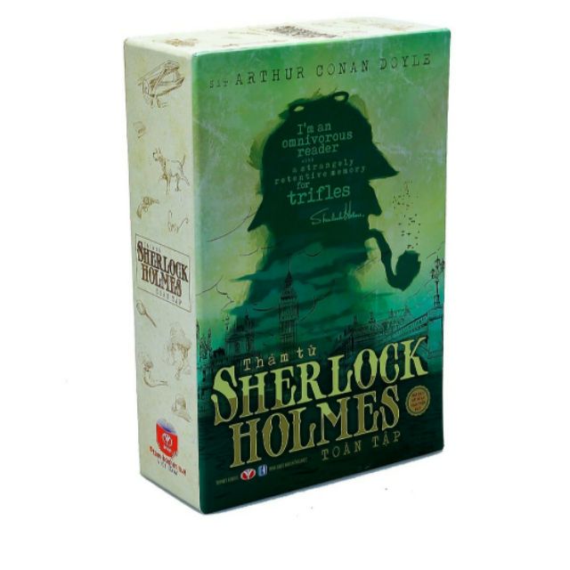 Hộp quà sổ Sherlock Holmes trọn bộ 2 tập