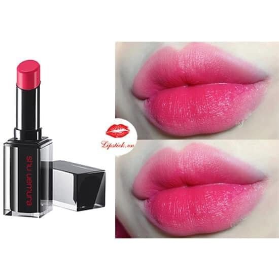 Shu Uemura- Son Rouge Unlimited Lacquer Shine lipstick LS PK 353 - 3.0 g