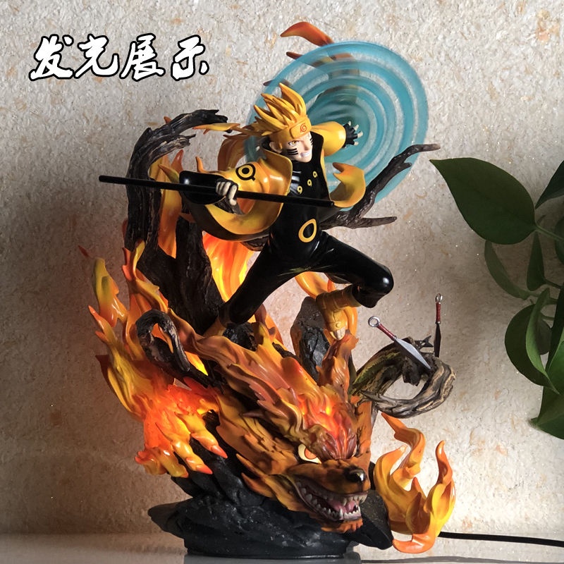 Mô Hình Nhân Vật Naruto GK Strange Dot Six-Tao Cairy Chín-Tailed Naruto Sasuke Làm Bằng Tay