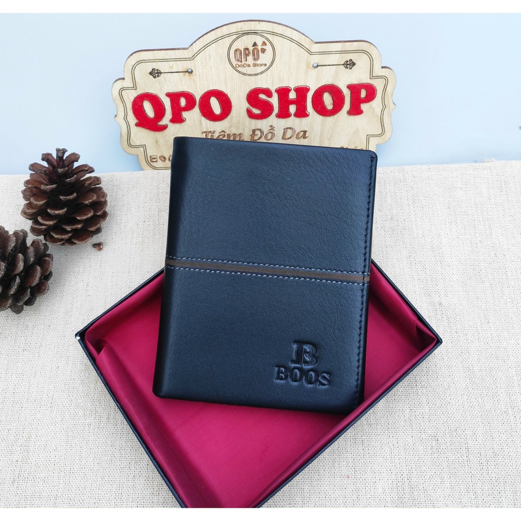 Ví da nam cao cấp da bò nappa loại xịn hàng loại 1- Bảo hành da 12 tháng
