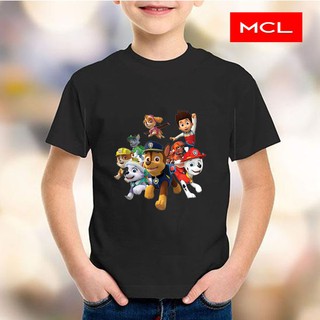 Áo thun trẻ em in hình đội chó cứu hộ - team chú chó cứu hộ