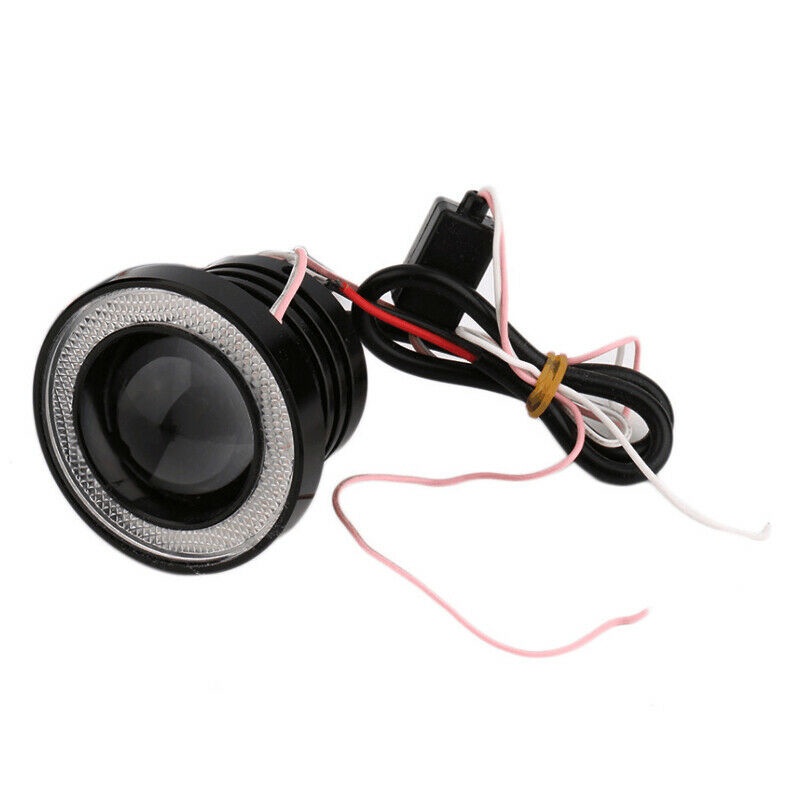 Đèn phá sương mù mắt thần ánh sáng trắng LED COB 3.5&quot; 12V dành cho xe hơi