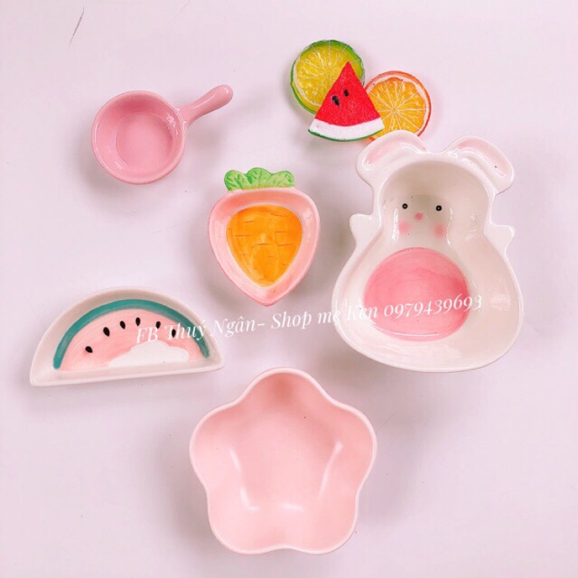 Set gốm sứ 02 cho bé ăn dặm