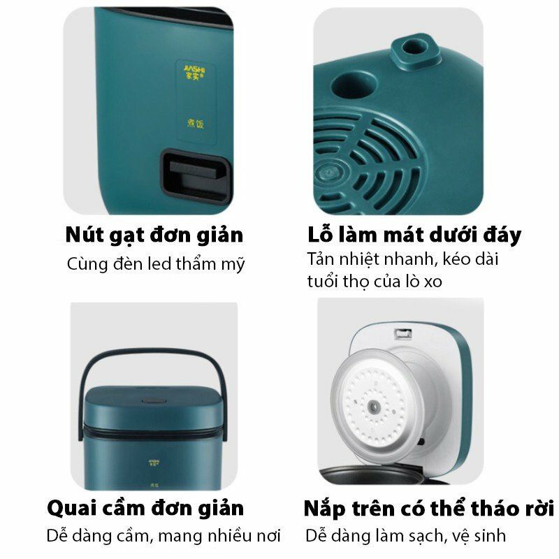 Nồi cơm điện Mini đa năng 0,8 lít