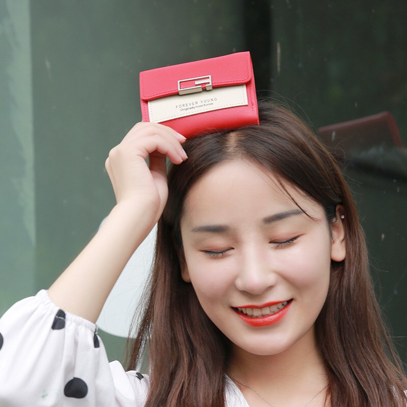 Ví da nữ đẹp cầm tay nhỏ gọn mini Bavina VN22 siêu yêu giá rẻ | BigBuy360 - bigbuy360.vn