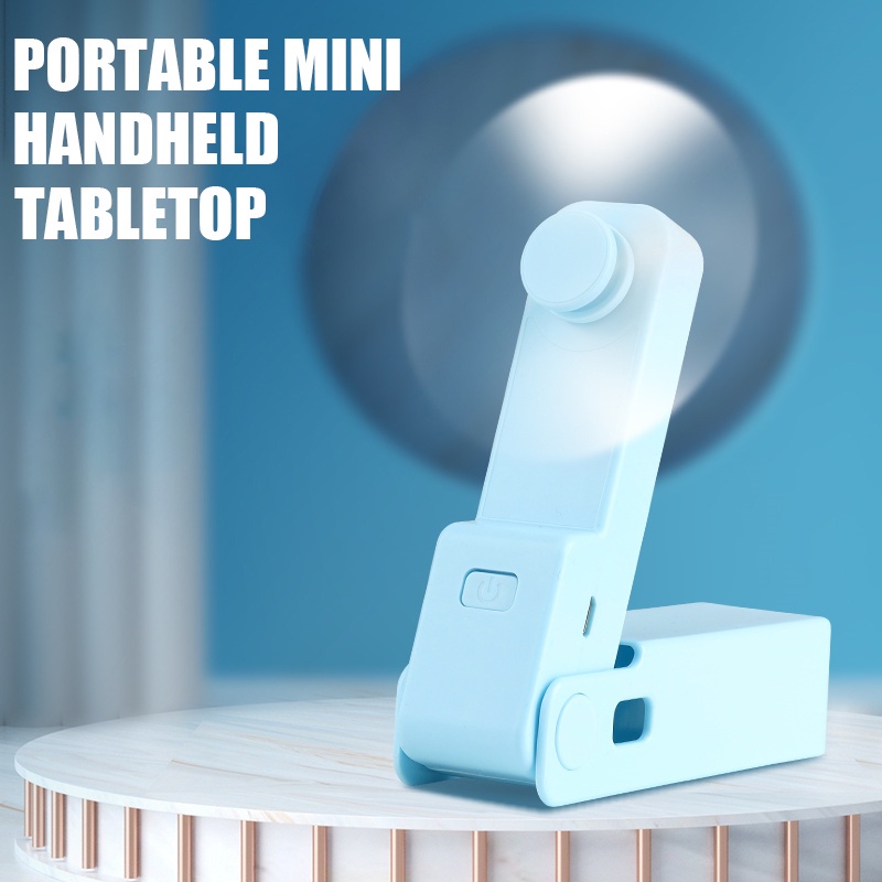 Quạt mini sạc usb CầM Tay TiệN DụNg 1 CáI