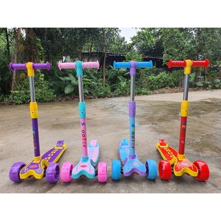 Xe trượt scooter siêu xịn khung to bẻ lái được dành cho bé từ 2-8 tuổi