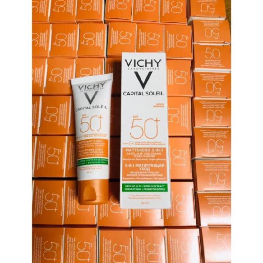 Kem Chống Nắng Vichy  Chống Lão Hoá - Dành cho da nhạy cảm Ideal Soleil Anti Age SPF50+ - 50ml