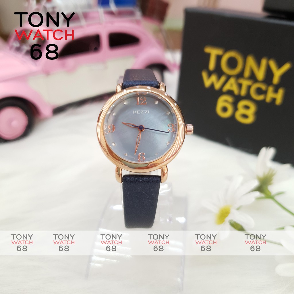 Đồng hồ nữ Kezzi đẹp chính hãng mặt ngọc trai chống nước Tony Watch 68 | BigBuy360 - bigbuy360.vn