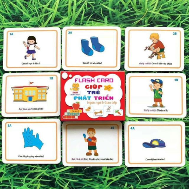 Bộ thẻ flashcards 5 chủ đề: Ai? , Cái gì? , Tại Sao? , Khi Nào? Ở Đâu?☀🚼