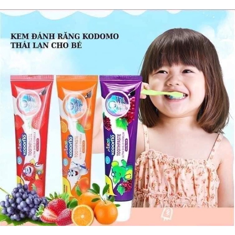 kem đánh răng trẻ em