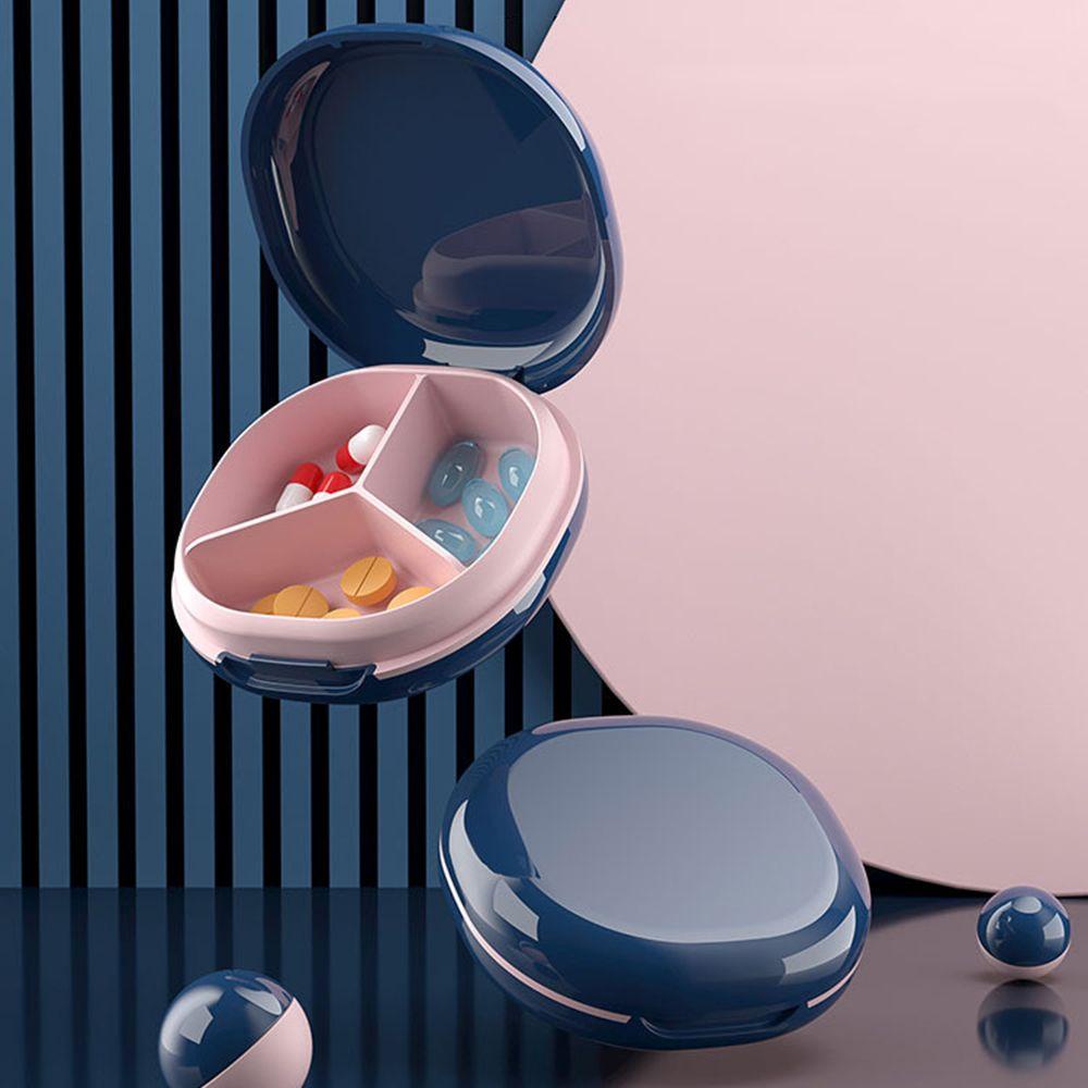 Hộp đựng thuốc mini SKJK có nắp đậy tiện dụng cho nam và nữ