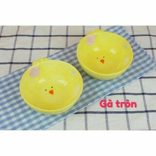 Bát sứ ăn dặm gà con vịt con