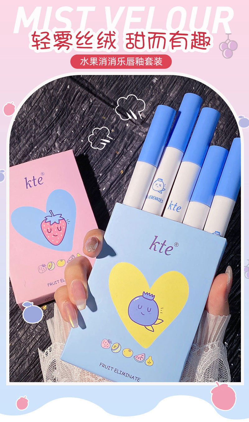 [Hàng mới về] Set Son Môi Với Màu Sắc Thời Trang Phù Hợp Với Nhiều Phong Cách Trang Điểm Khác Nhau | BigBuy360 - bigbuy360.vn