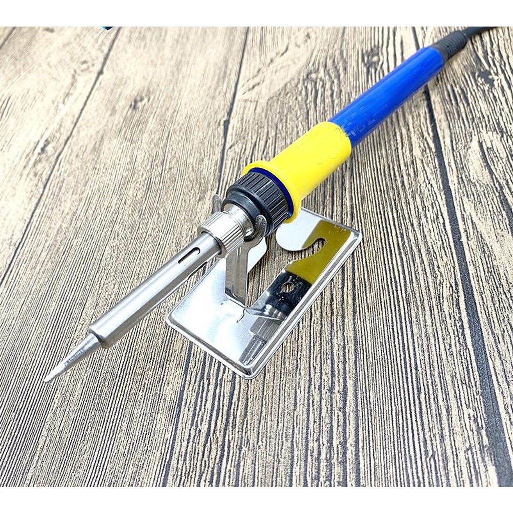 Giá đỡ mỏ hàn thiếc chữ Y, đế mỏ hàn chì thép không gỉ, chịu nhiệt độ cao, gấp gọn di động, đế gác tay mỏ hàn điện tử