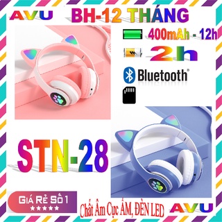 Tai nghe bluetooth ,Tai nghe mèo STN-28 đủ màu