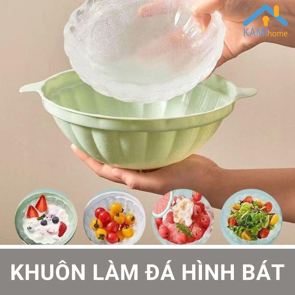 Khuôn làm đá hình bát tô đựng đồ ăn giữ lạnh cỡ 19cm KM 20109