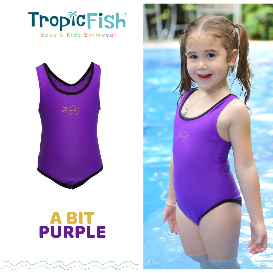 TropicFish Abit Purple - Đồ bơi chống nắng cao cấp cho bé