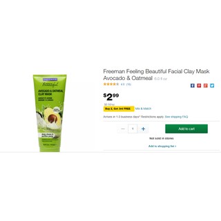 mặt nạ đất sét freeman