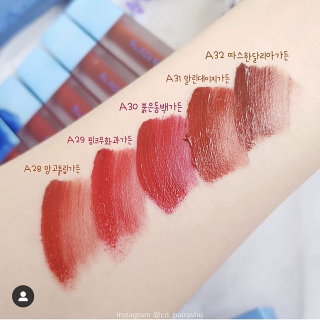 Son kem Black Rouge Airfit Velvet Tint ver 6 | Thế Giới Skin Care