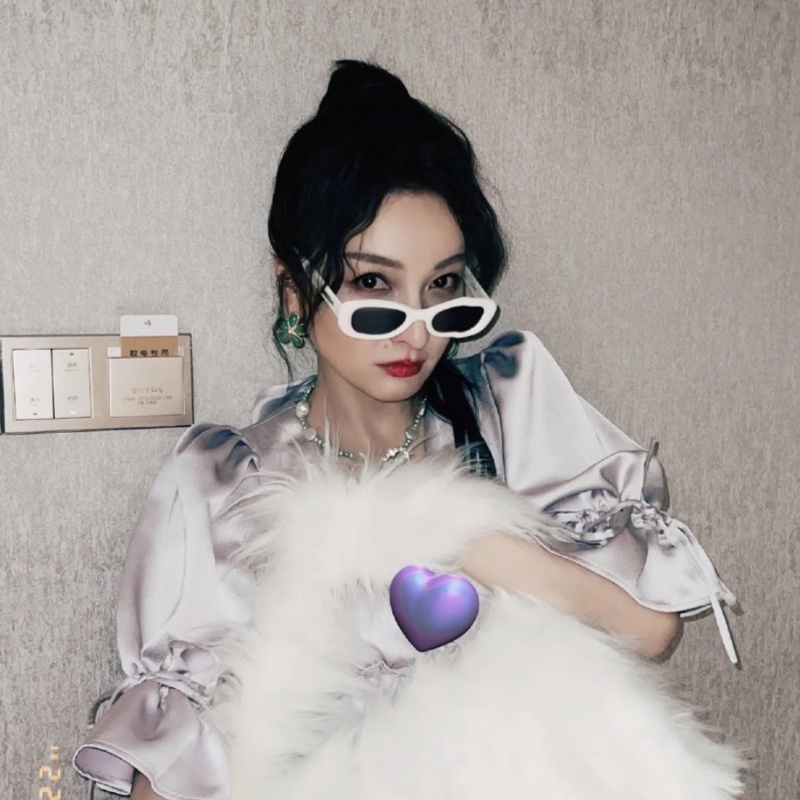 Kính Mát Gọng Oval Thời Trang Hip Hop Hàn Quốc Dành Cho Nữ