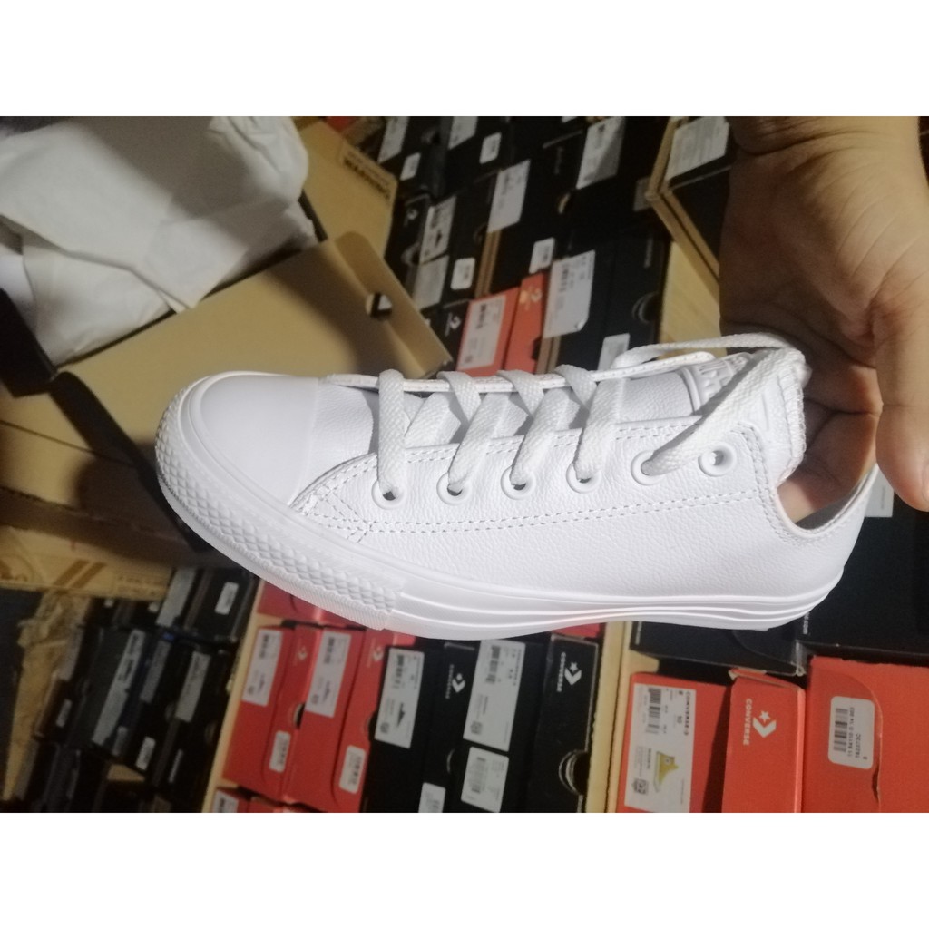 Giày Converse White da Chính hãng mới 100% full box