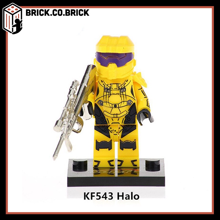 Nhà Du Hành Không Gian Game Halo Đồ chơi Lắp ráp Trò Chơi Điện Tử KF6043