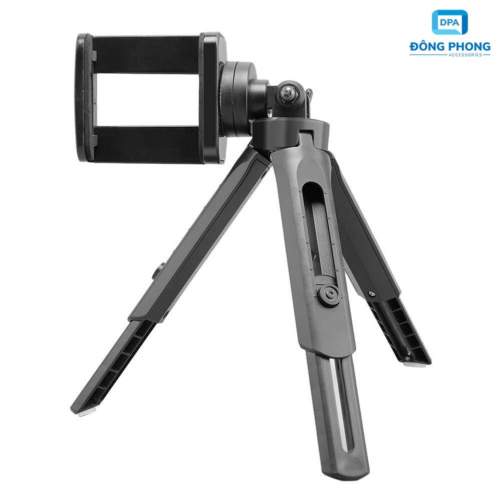 Combo Tripod Support 3 Chân Cho Điện Thoại, Máy Ảnh Tặng Remote