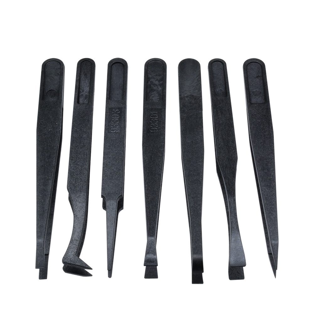 Set 7 Nhíp Nhựa Chống Tĩnh Điện Cách Nhiệt Tiện Dụng Cho Gia Đình