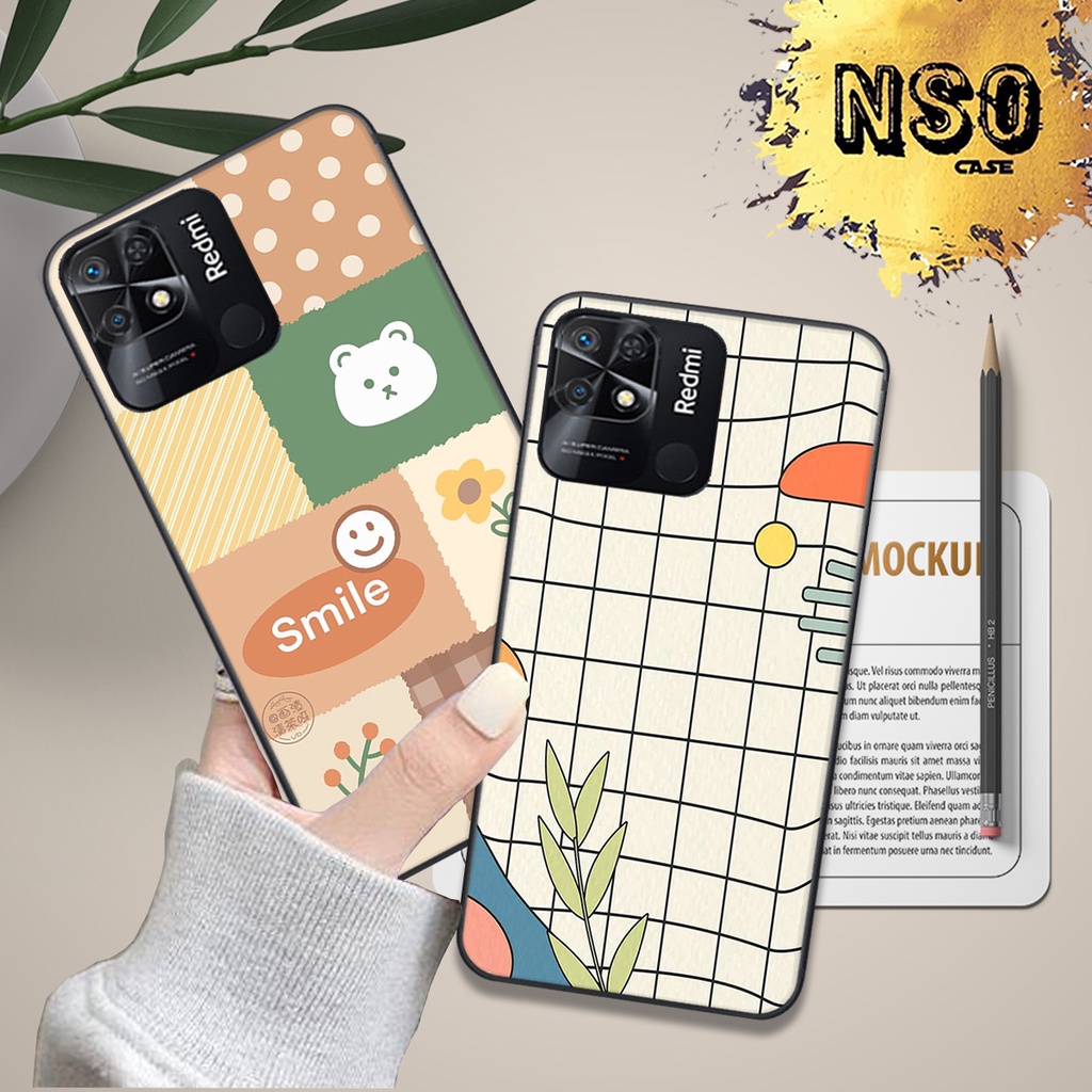 Ốp Xiaomi Redmi Poco C40 in hình họa tiết hoa lá đẹp