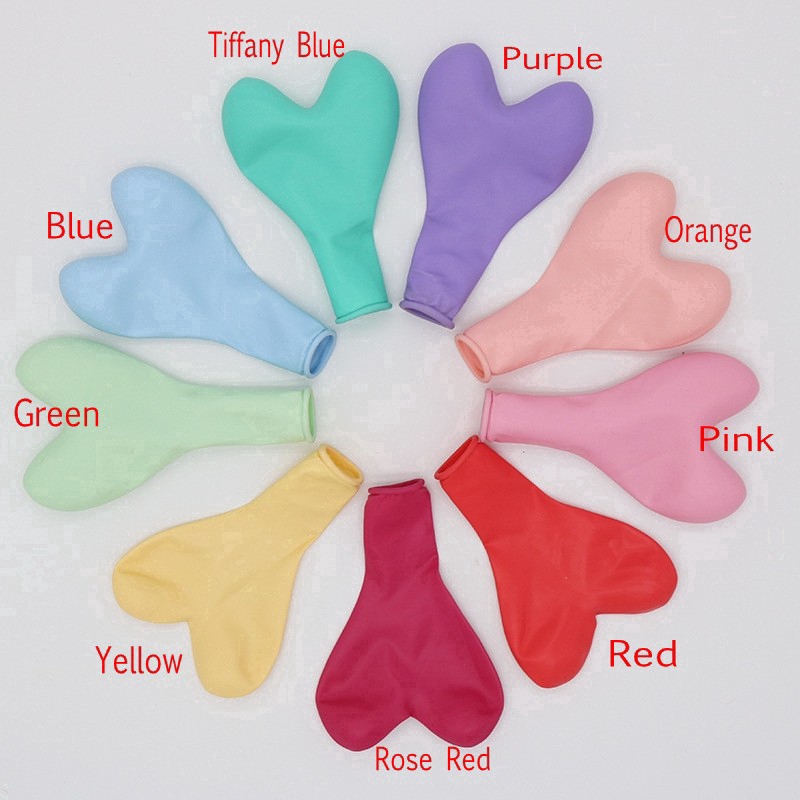 Gói 100 bóng bay latex màu kẹo ngọt nhiều mẫu