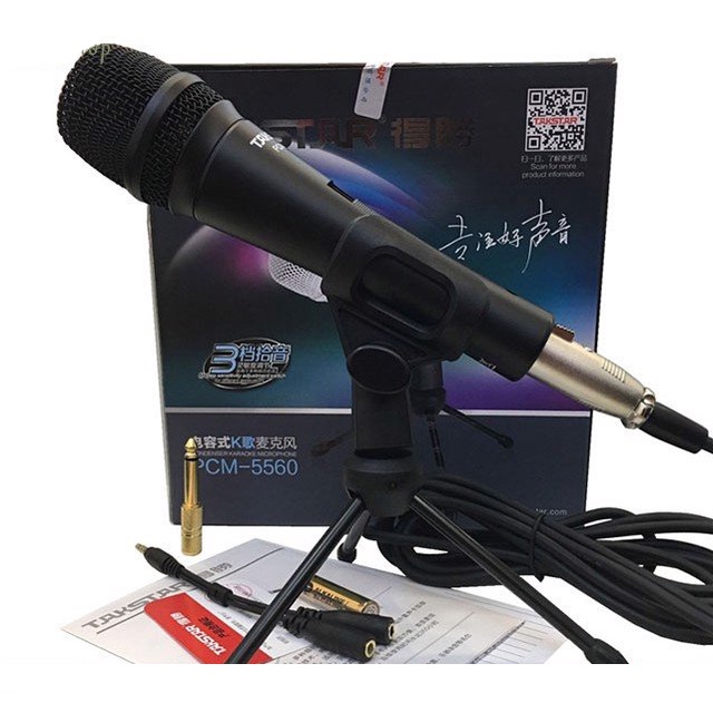 [Mã ELHACE giảm 4% đơn 300K] Micro Hát Karaoke Online Takstar PCM-5560 (Đen)