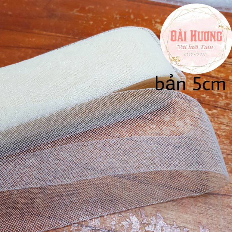 1M nẹp cước lai đầm, váy( bản 5cm)